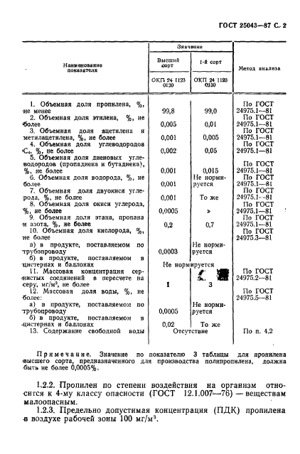 ГОСТ 25043-87,  3.