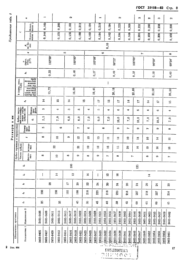  25158-82,  8.