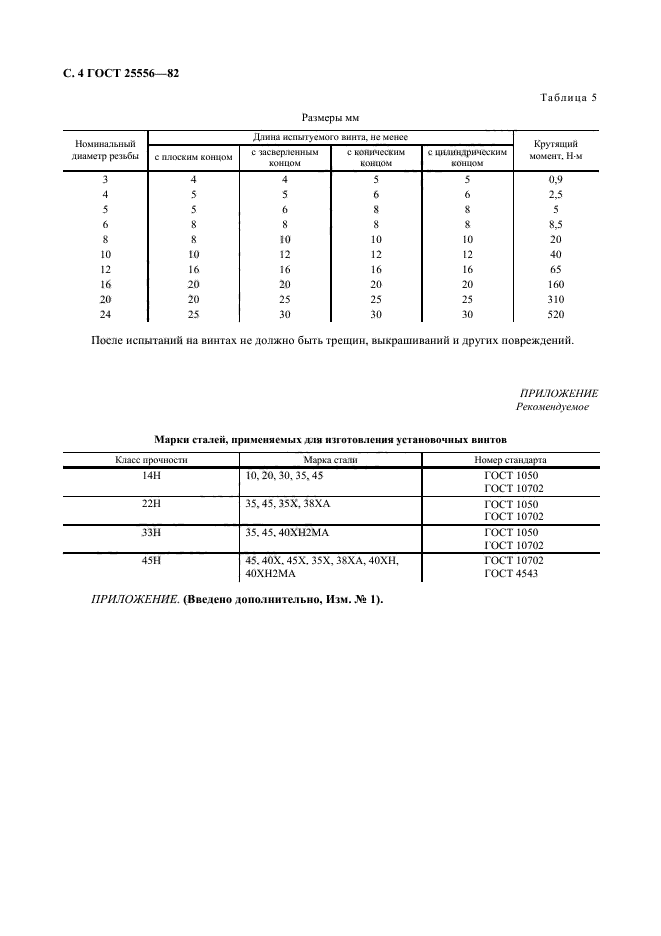 ГОСТ 25556-82,  5.