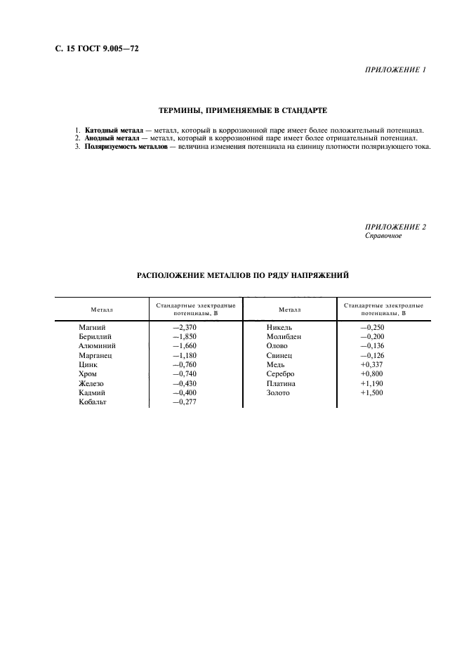 ГОСТ 9.005-72,  16.