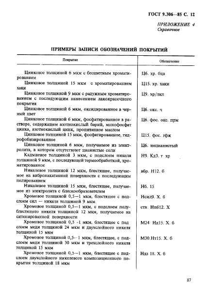 ГОСТ 9.306-85,  12.