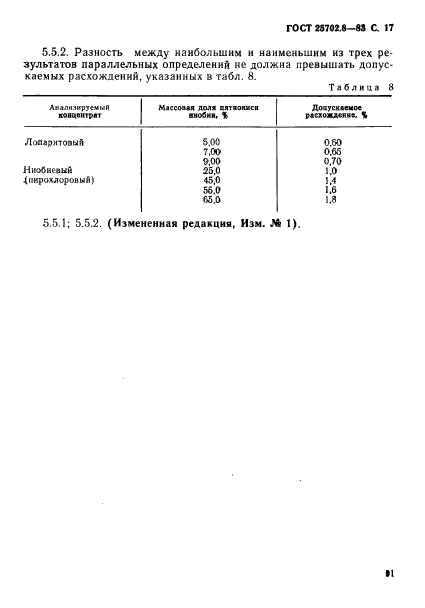 ГОСТ 25702.8-83,  17.