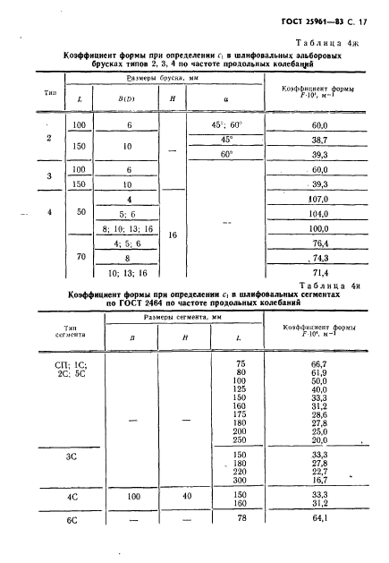 ГОСТ 25961-83,  18.