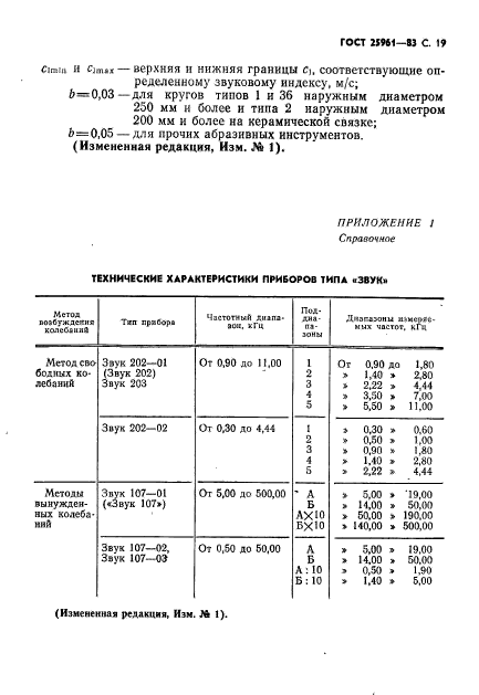 ГОСТ 25961-83,  20.