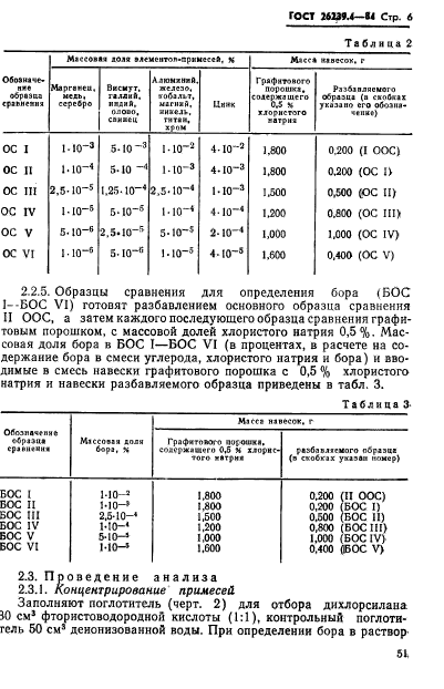 ГОСТ 26239.4-84,  6.