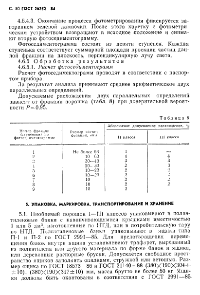 ГОСТ 26252-84,  30.