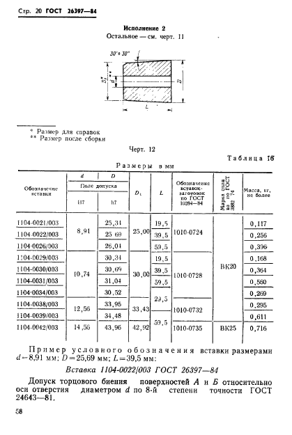 ГОСТ 26397-84,  20.