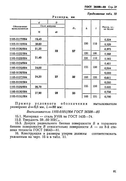 ГОСТ 26508-85,  27.