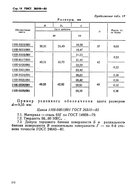 ГОСТ 26510-85,  19.