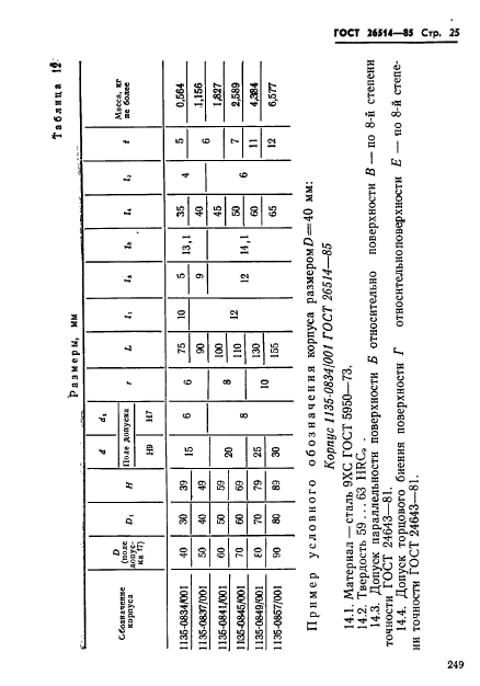 ГОСТ 26514-85,  25.