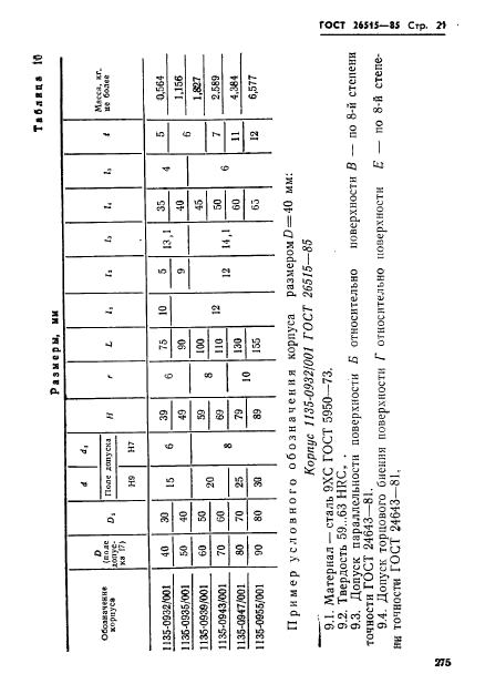 ГОСТ 26515-85,  21.