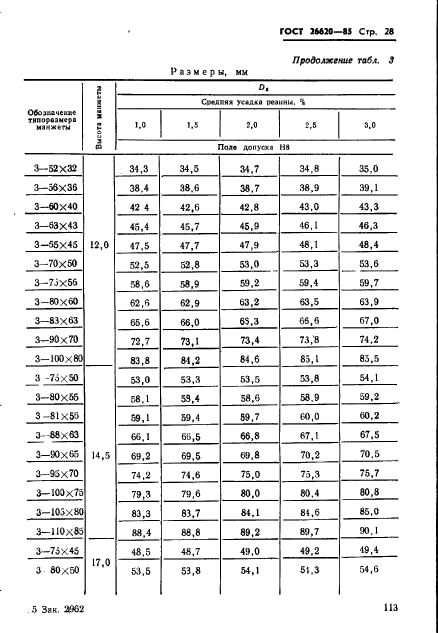 ГОСТ 26620-85,  28.