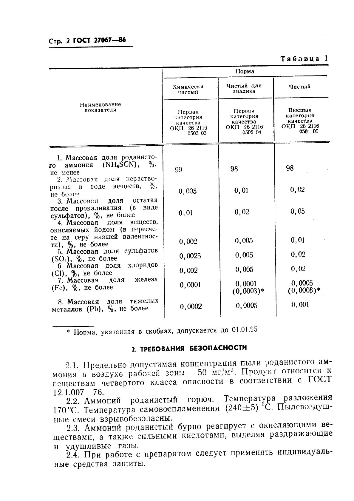 ГОСТ 27067-86,  4.