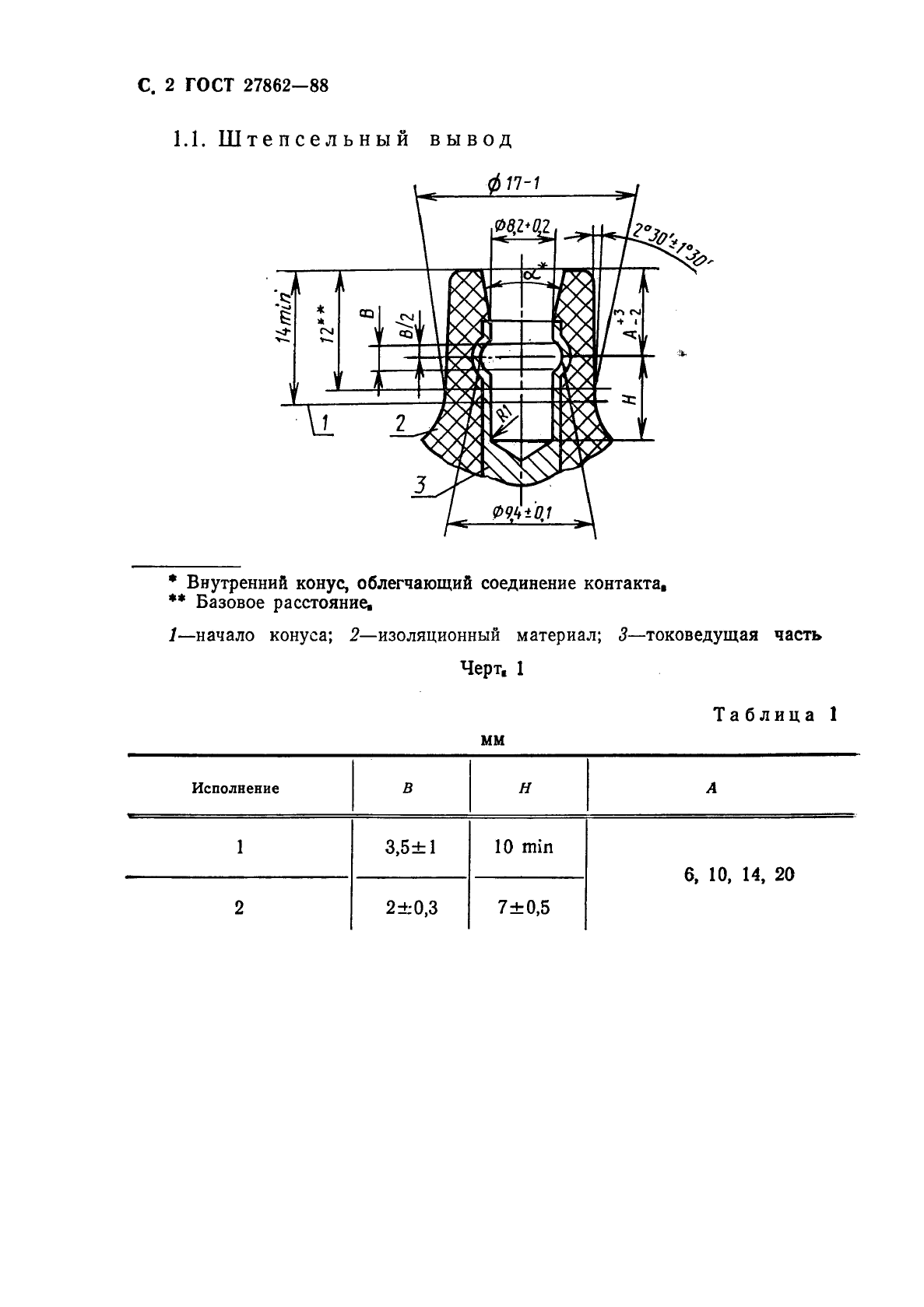 ГОСТ 27862-88,  3.