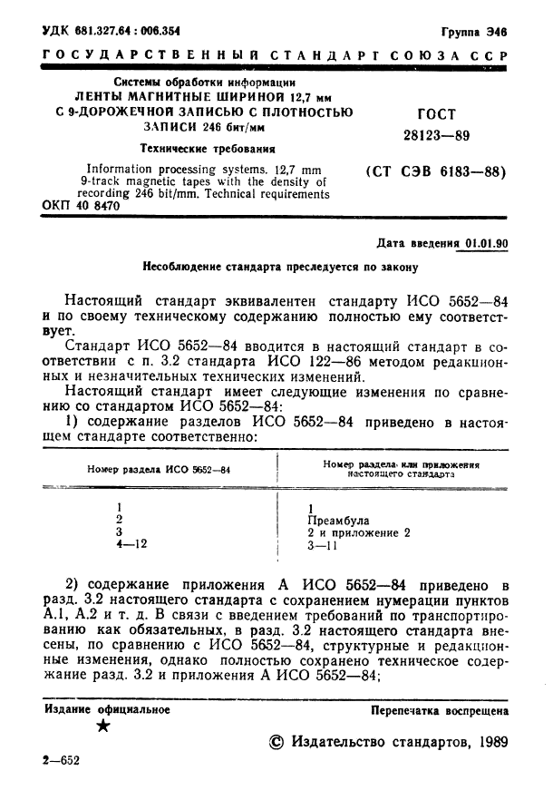 ГОСТ 28123-89,  2.