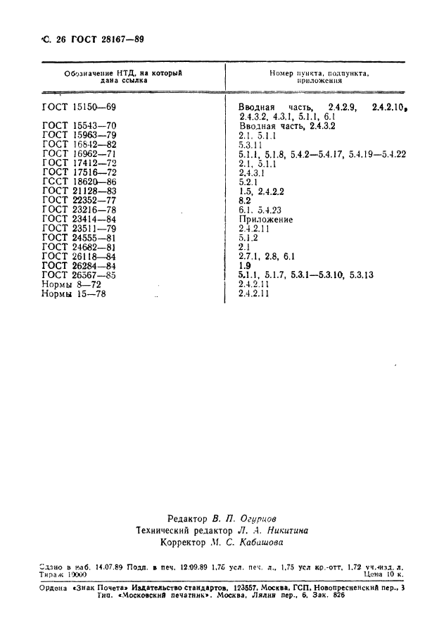 ГОСТ 28167-89,  27.