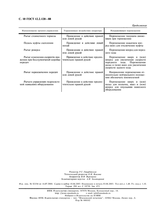 ГОСТ 12.2.120-88,  12.