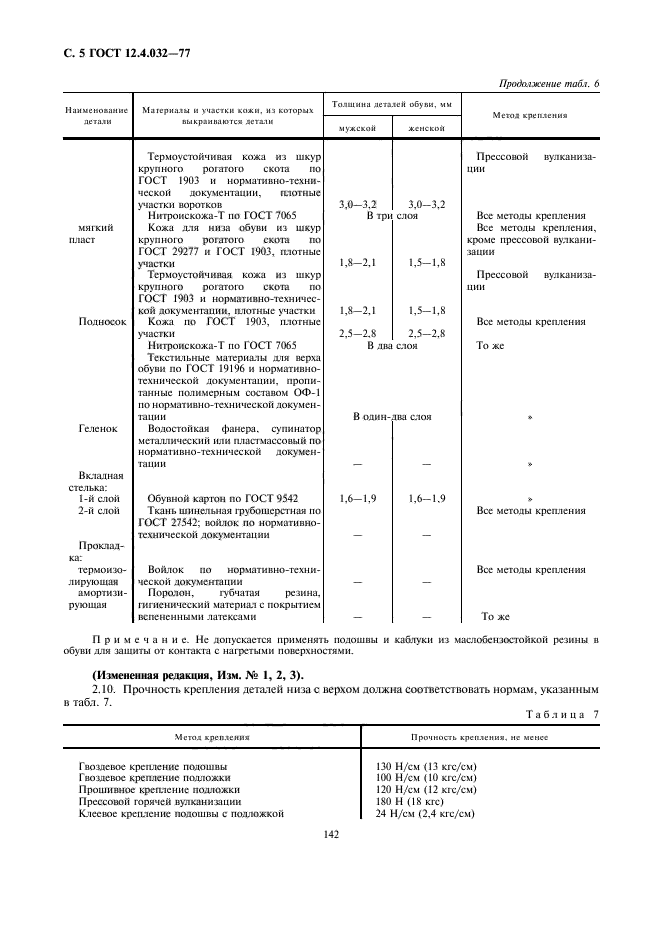 ГОСТ 12.4.032-77,  5.