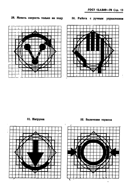 ГОСТ 12.4.040-78,  14.