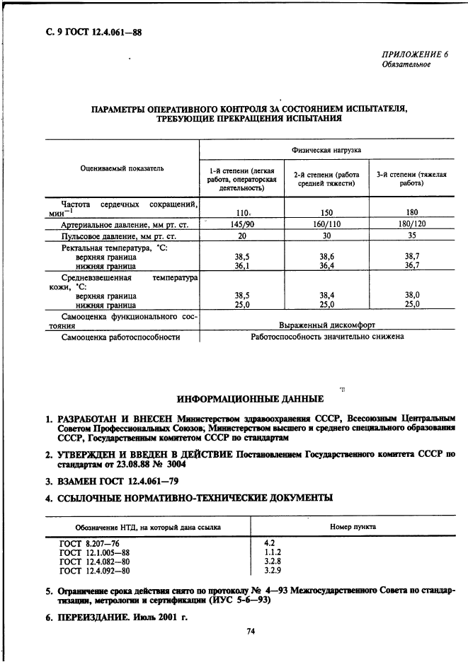 ГОСТ 12.4.061-88,  9.