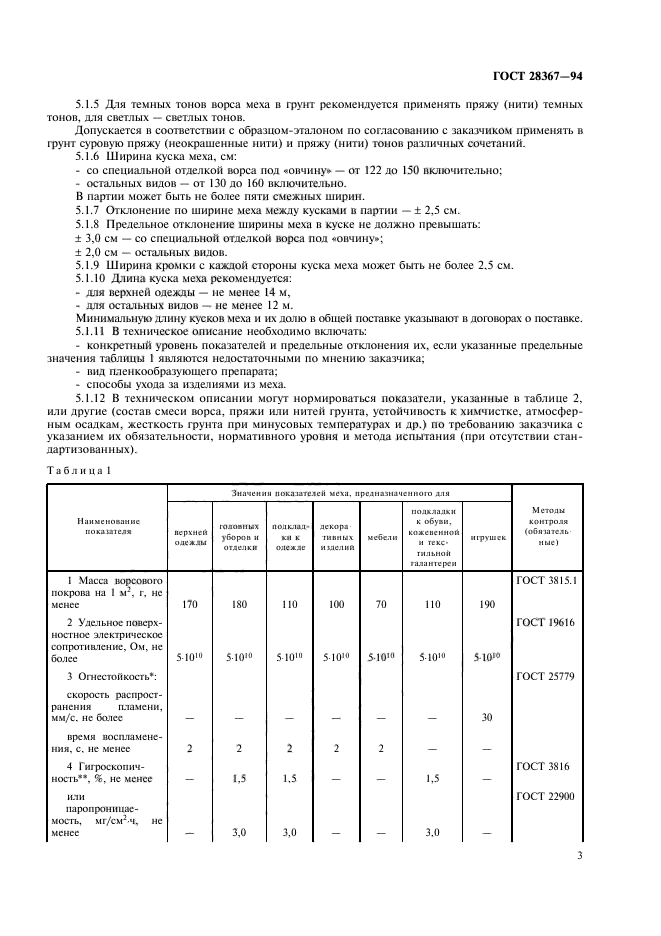 ГОСТ 28367-94,  6.