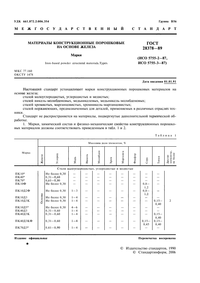 ГОСТ 28378-89,  2.