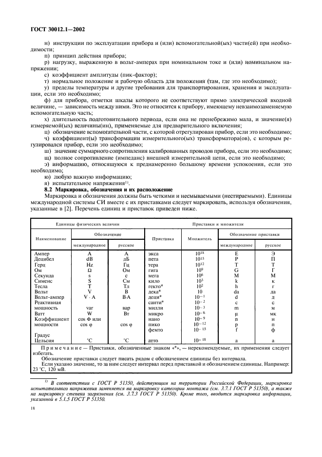 ГОСТ 30012.1-2002,  22.