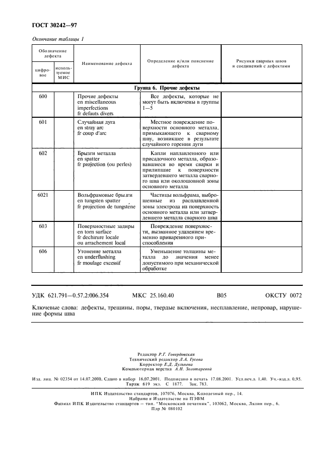 ГОСТ 30242-97,  11.