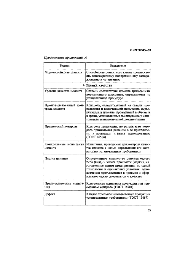 ГОСТ 30515-97,  31.