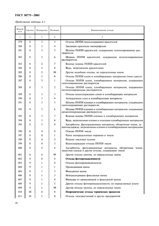 ГОСТ 30775-2001,  20.