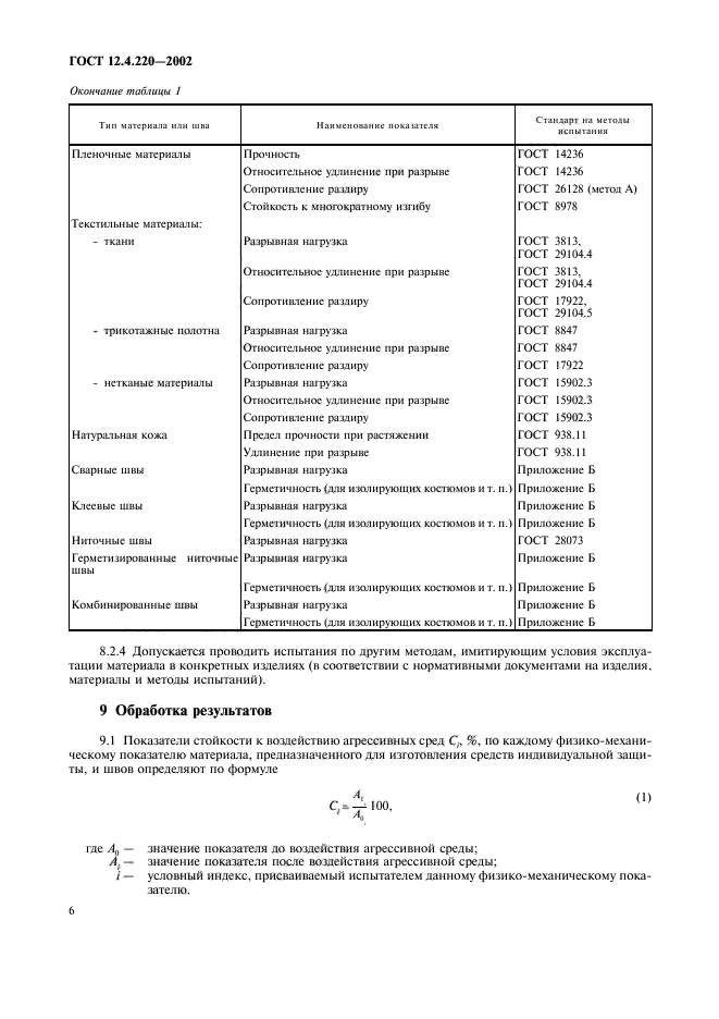 ГОСТ 12.4.220-2002,  8.