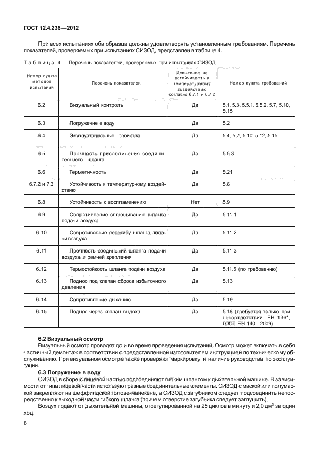 ГОСТ 12.4.236-2012,  12.