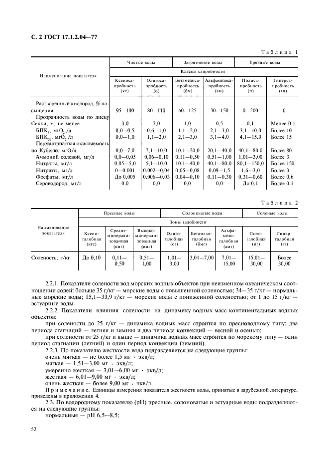 ГОСТ 17.1.2.04-77,  2.