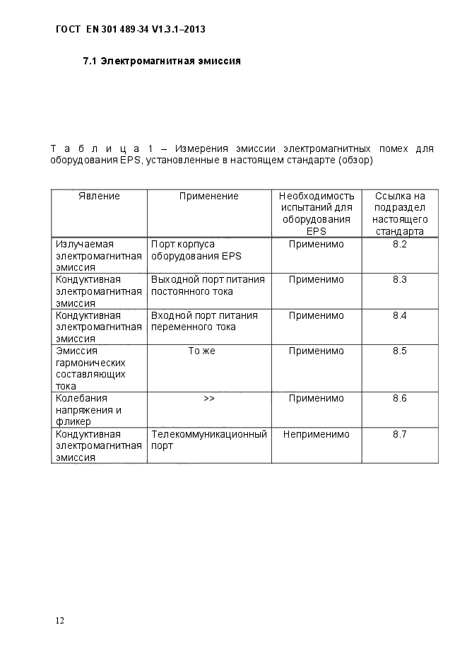 ГОСТ EN 301 489-34 V.1.3.1-2013,  19.