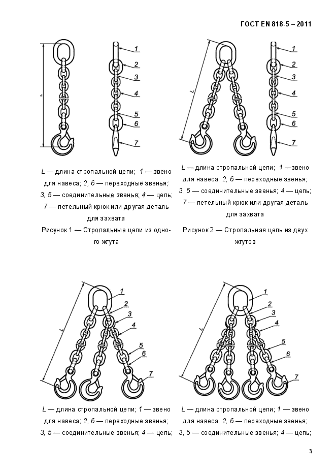 ГОСТ EN 818-5-2011,  7.
