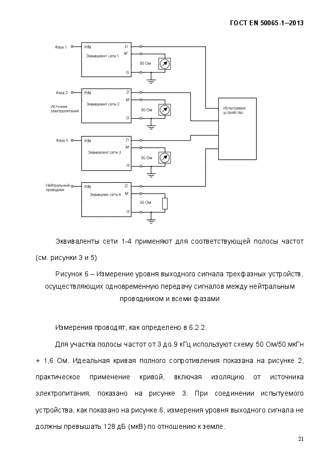 ГОСТ EN 50065-1-2013,  26.