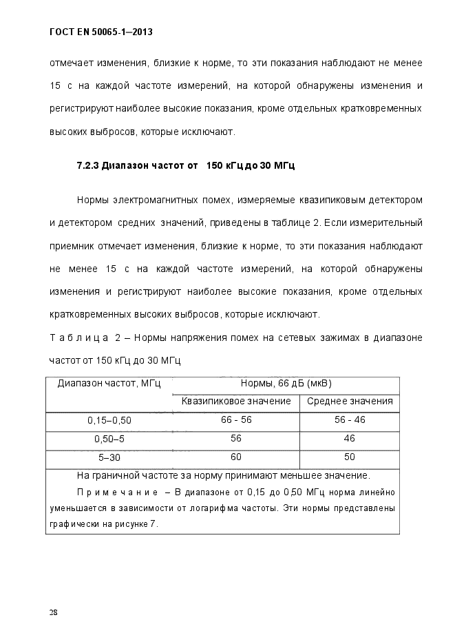 ГОСТ EN 50065-1-2013,  33.