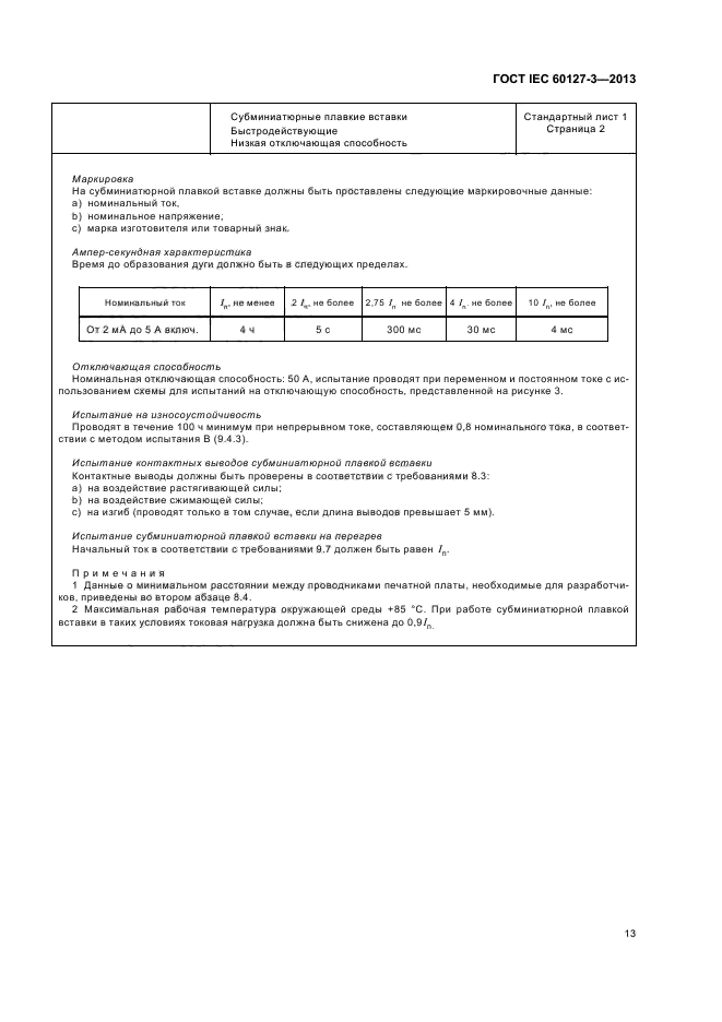 ГОСТ IEC 60127-3-2013,  17.