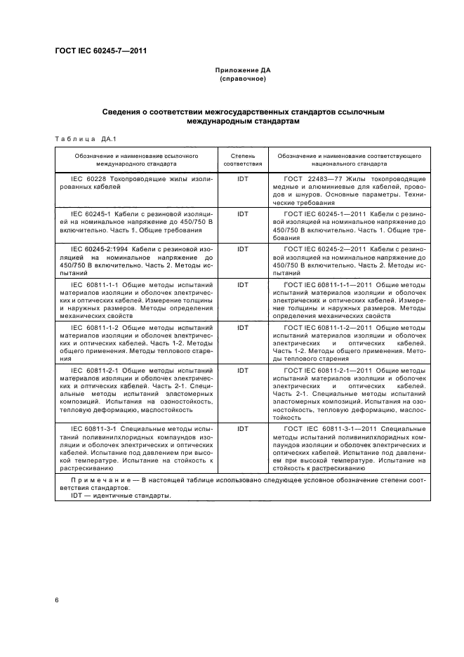 ГОСТ IEC 60245-7-2011,  8.
