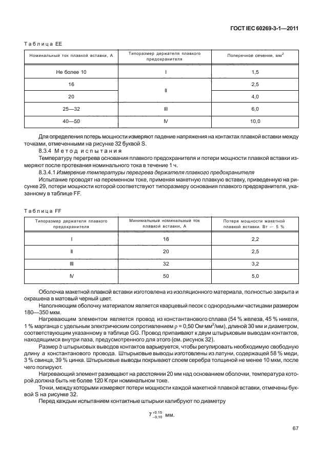 ГОСТ IEC 60269-3-1-2011,  75.