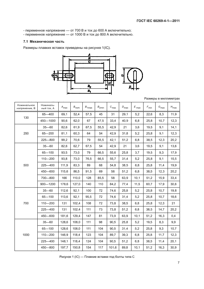 ГОСТ IEC 60269-4-1-2011,  10.