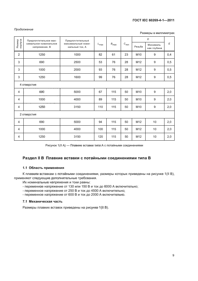 ГОСТ IEC 60269-4-1-2011,  12.