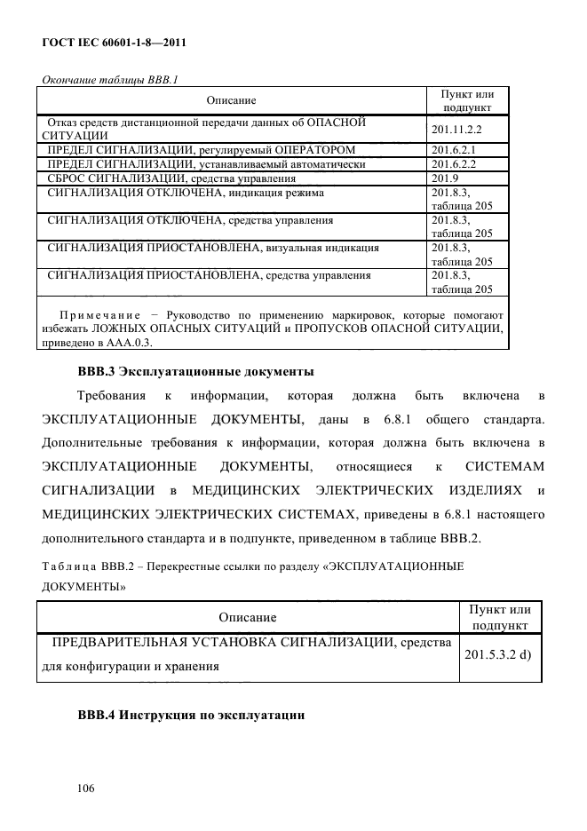 ГОСТ IEC 60601-1-8-2011,  110.