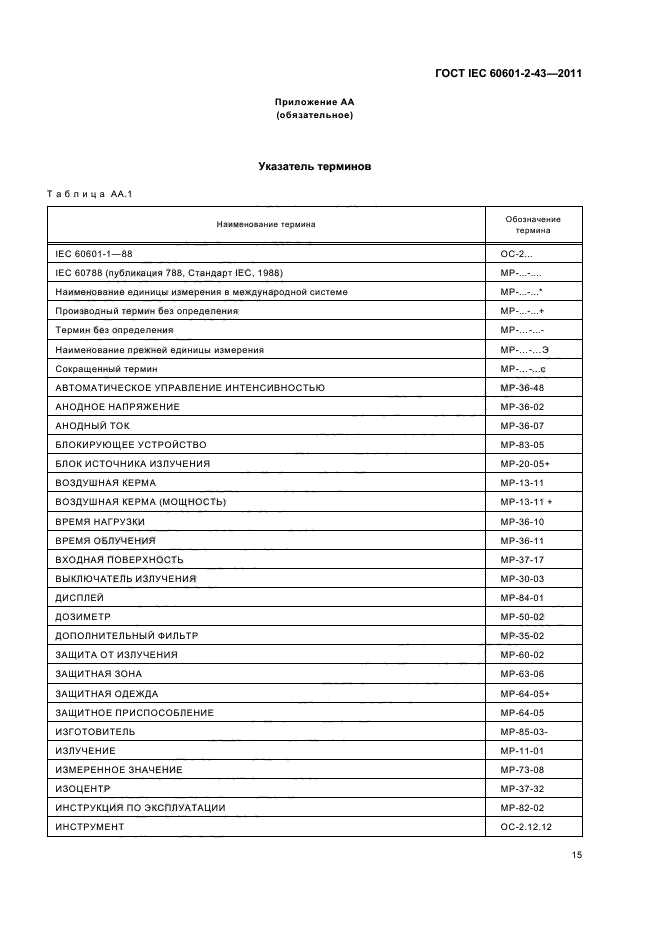 ГОСТ IEC 60601-2-43-2011,  19.