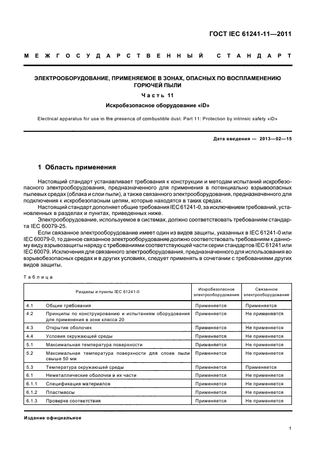 ГОСТ IEC 61241-11-2011,  5.