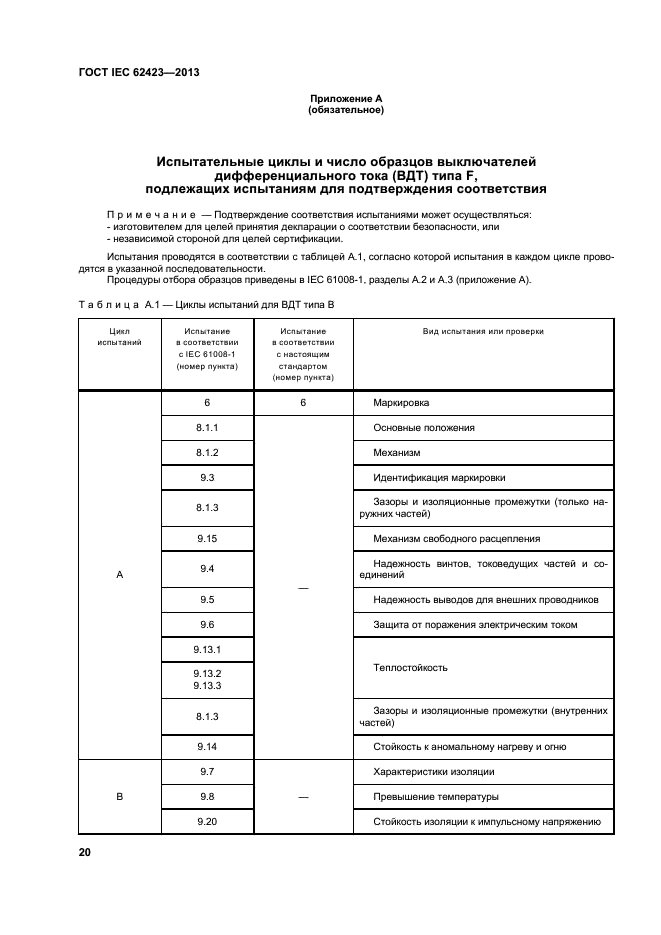 ГОСТ IEC 62423-2013,  25.