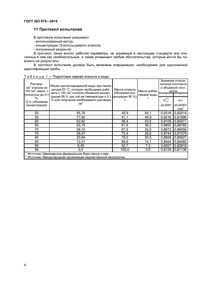 ГОСТ ISO 875-2014,  7.