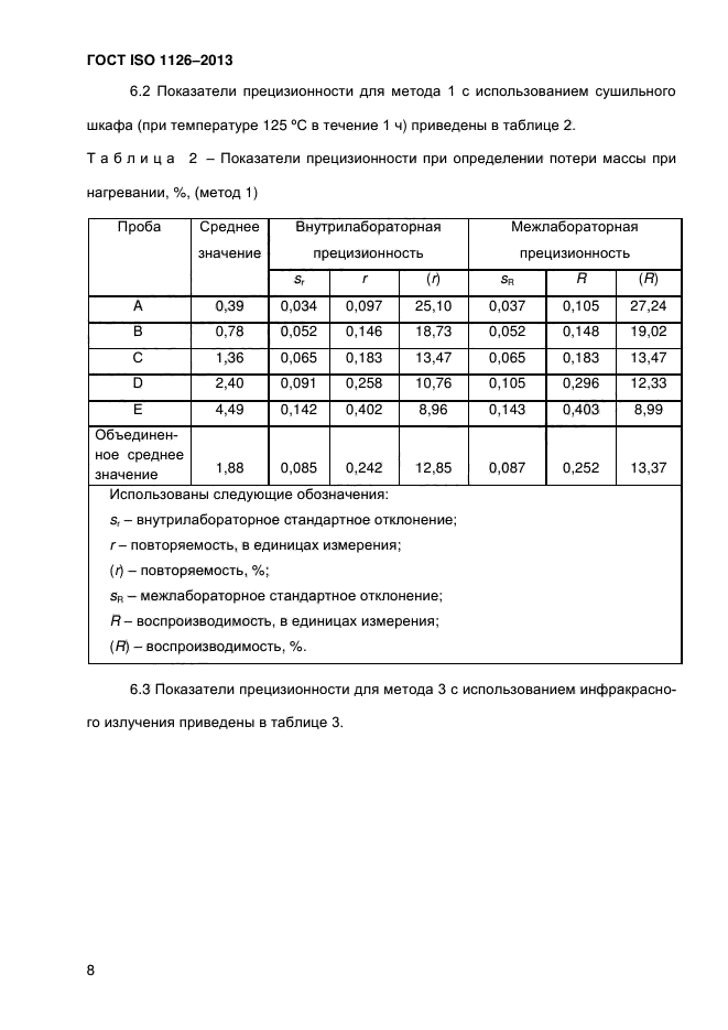 ГОСТ ISO 1126-2013,  13.