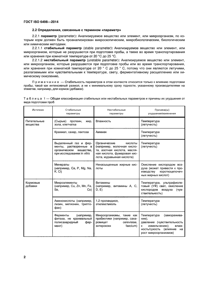 ГОСТ ISO 6498-2014,  6.