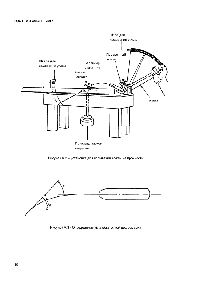 ГОСТ ISO 8442-1-2013,  14.
